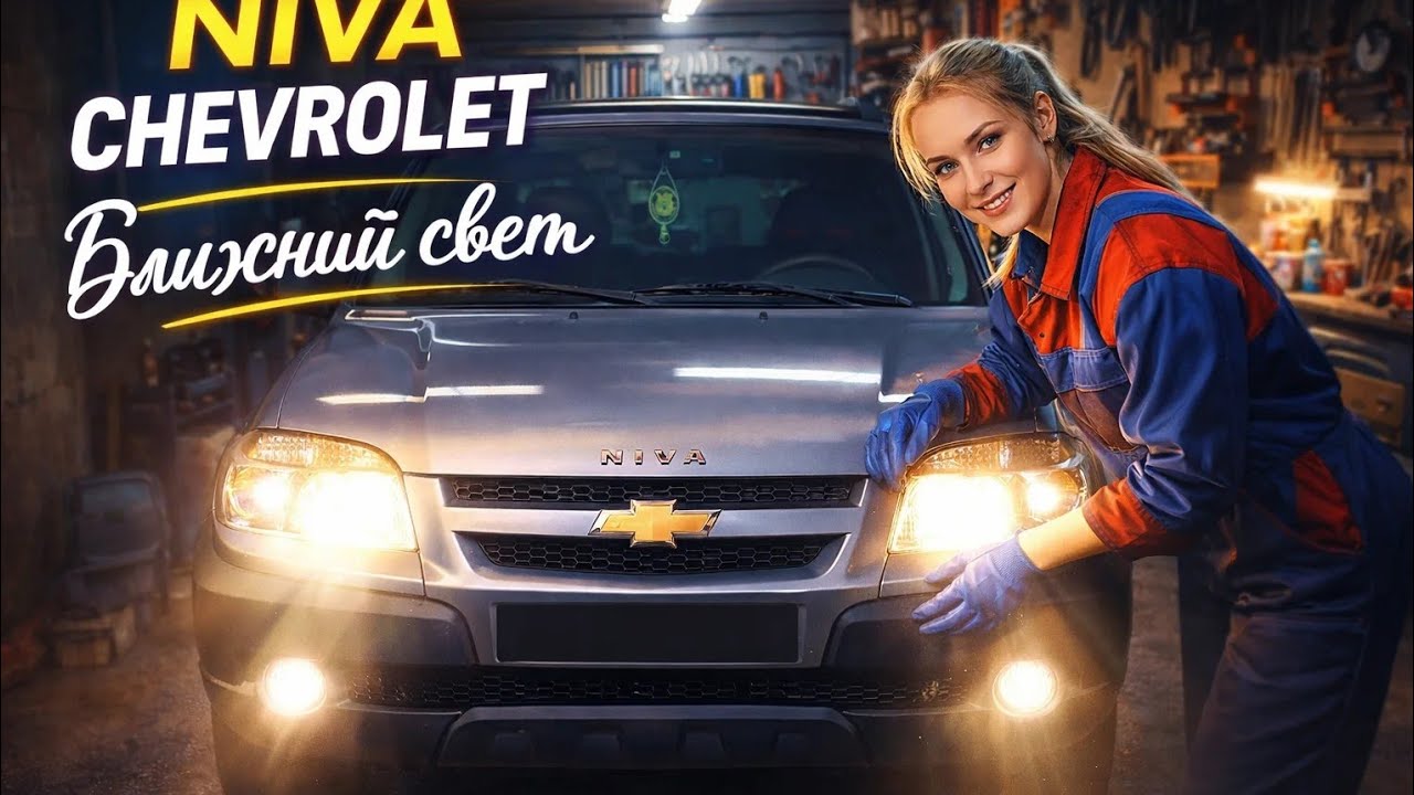 NIVA CHEVROLET. Улучшаю ближний свет.