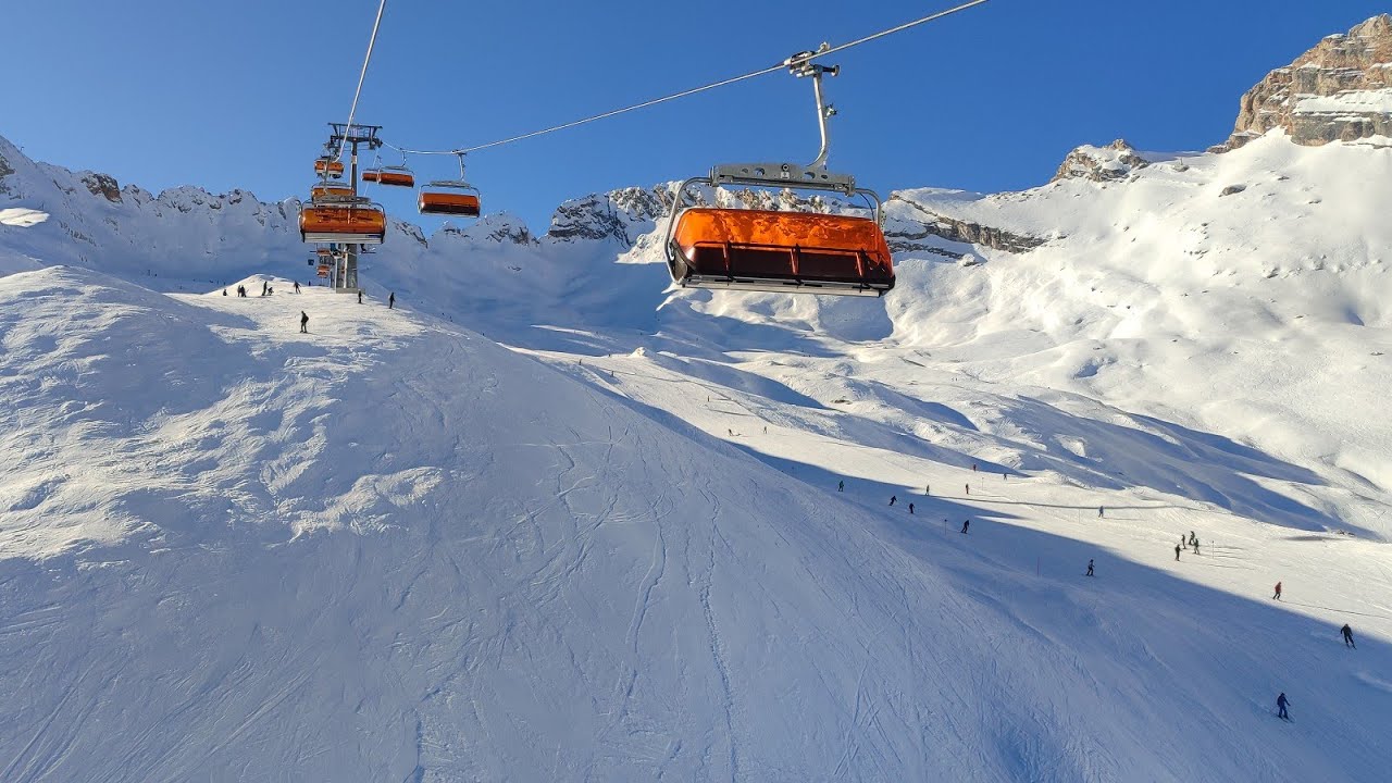 Подъем на кресельном подъемнике на Цугшпитце (Zugspitze) 26.12.2025