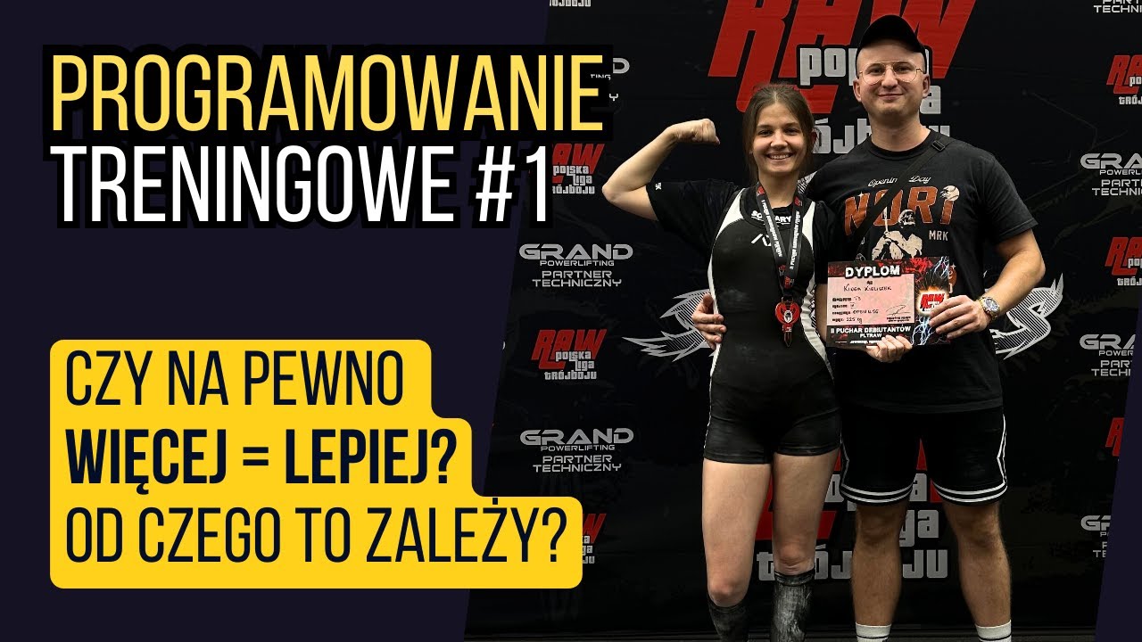 PROGRAMOWANIE TRENINGOWE #1 - Czy na pewno powinieneś trenować tak ciężko jak to możliwe?