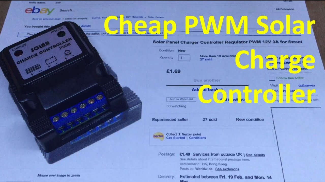 Cheap(est?) PWM Solar Charge Controller - 12v Solar Shed