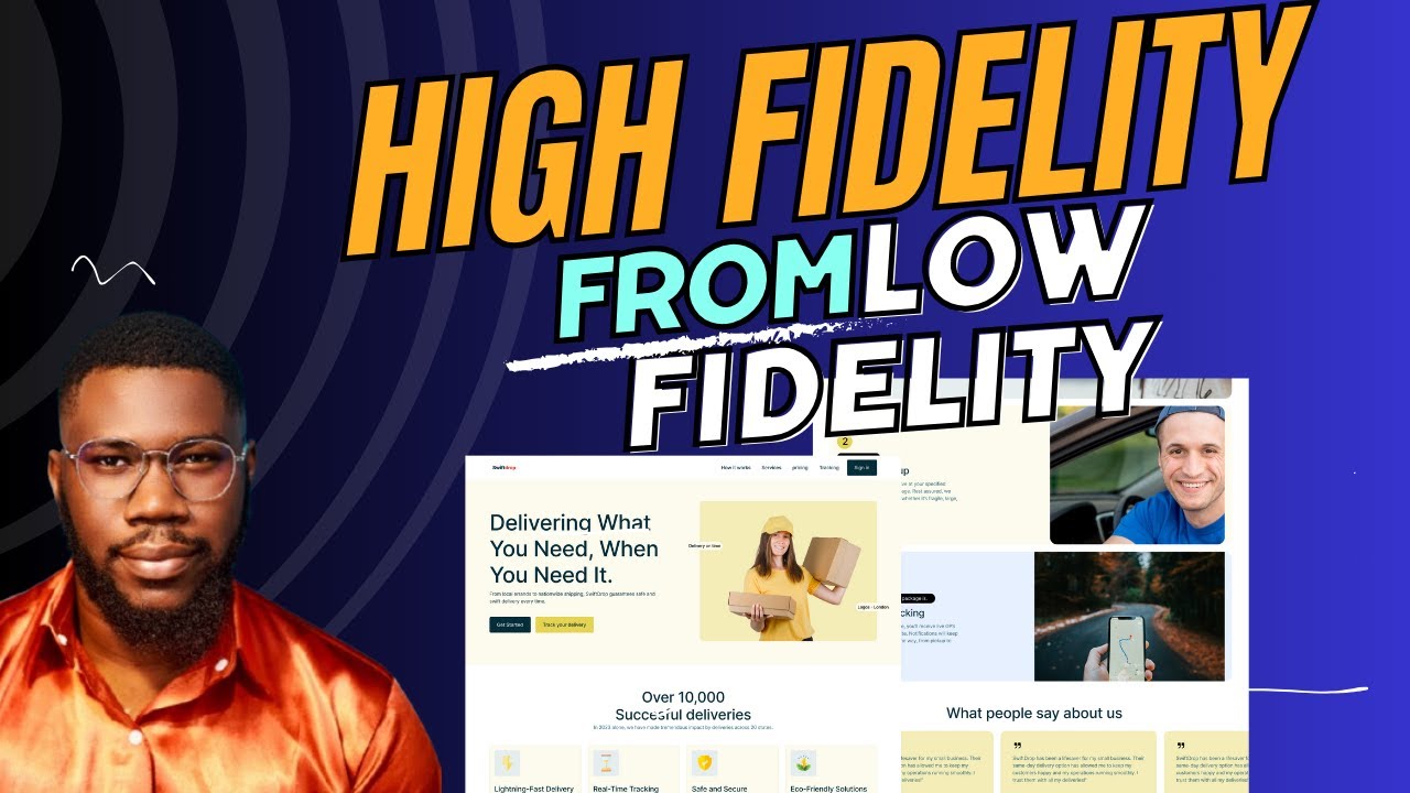 Hi-fidelity Design process - Learn how to design modern Interfaces in Figma