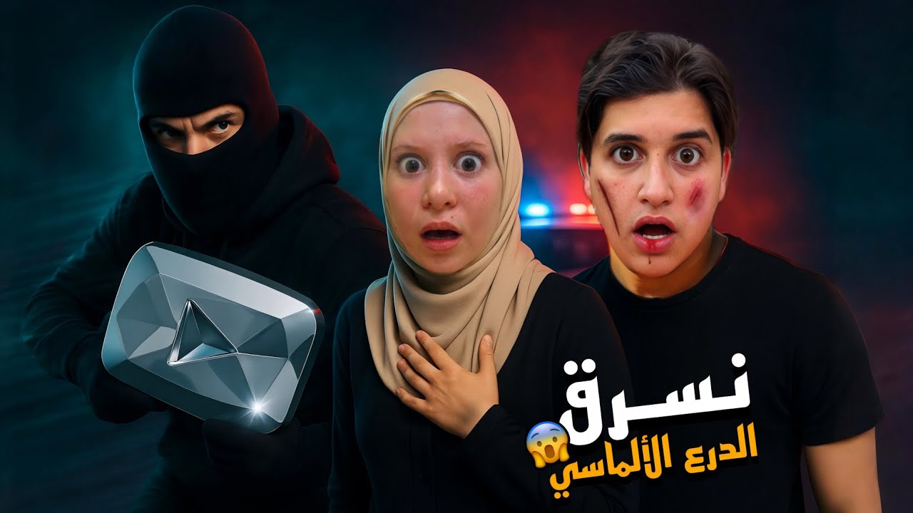 نسرق درع اليوتيوب الالماسي  ال10 مليون مشترك حاولنا نتصل بالشرطة ولكن ...👮‍♂️🚨