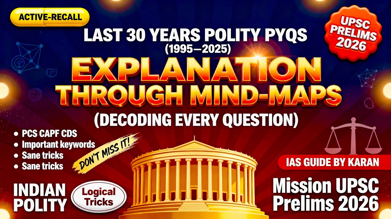 ⚡️𝙄𝙣𝙙𝙞𝙖𝙣 𝙋𝙤𝙡𝙞𝙩𝙮 𝙋𝙔𝙌𝙨 1995–2025 — 𝙈𝙞𝙣𝙙-𝙈𝙖𝙥𝙨, 𝙃𝙞𝙜𝙝-𝙁𝙧𝙚𝙦𝙪𝙚𝙣𝙘𝙮 𝙏𝙤𝙥𝙞𝙘𝙨 & 𝙏𝙞𝙥𝙨 | 𝙐𝙋𝙎𝘾 𝙋𝙧𝙚𝙡𝙞𝙢𝙨 2026
