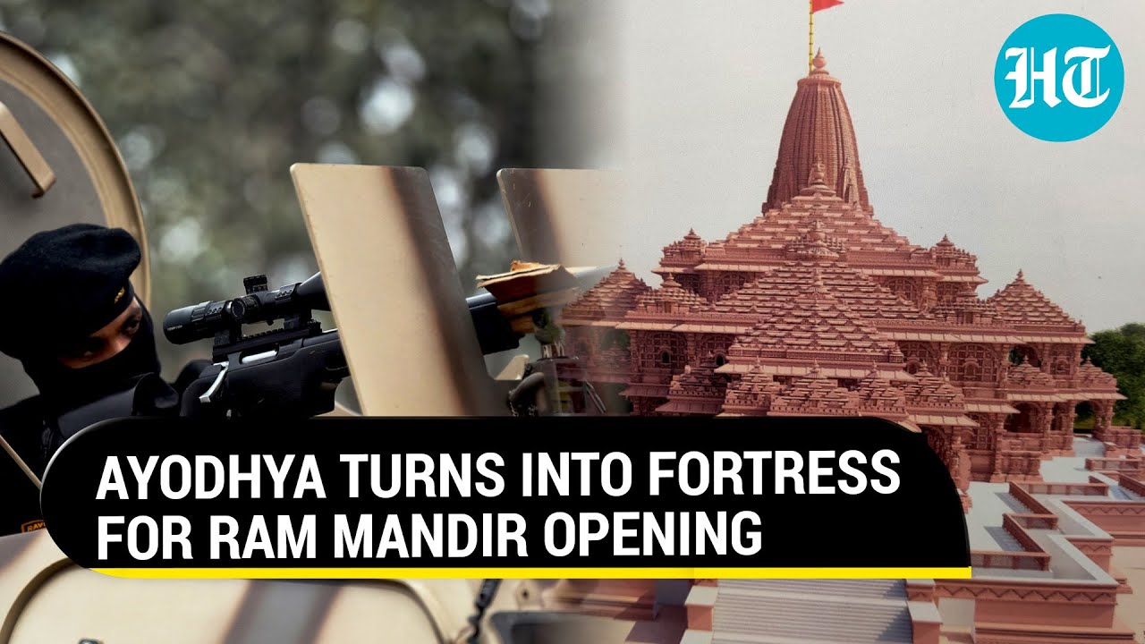 Anti-Bomb Squad, Snipers, AI Drones: High-Tech Security Blanket In Ayodhya For 'Pran Pratishtha'