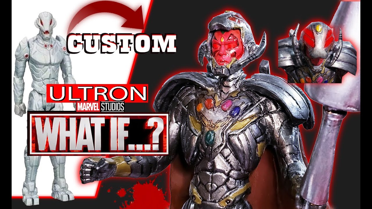 Ultron What If..? Custom/Repintado Marvel Studios/Titan Hero