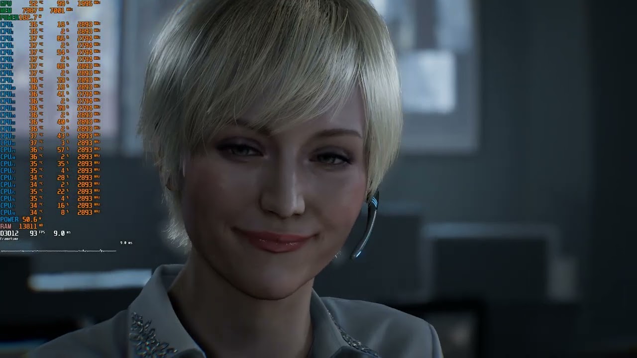 Resident Evil Requiem концовка на Intel Xeon E5-2680 v4+RTX 3060 Ti