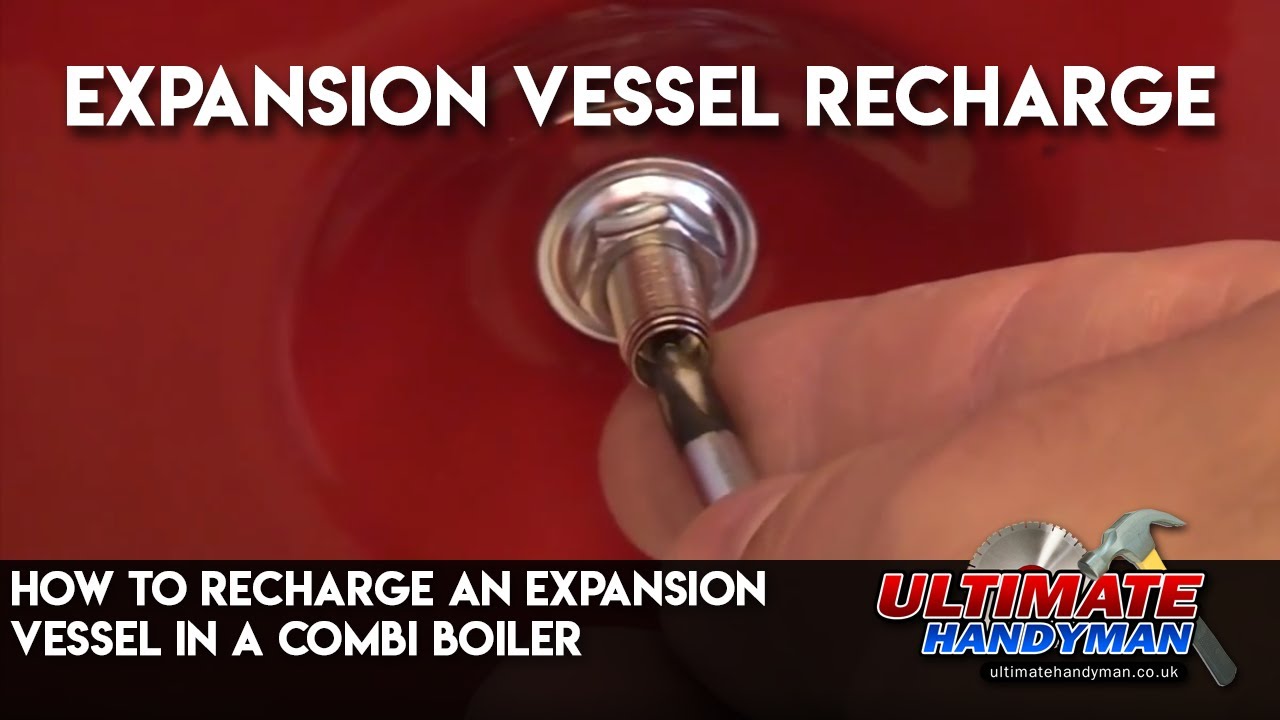 How to recharge an expansion vessel in a combi boiler