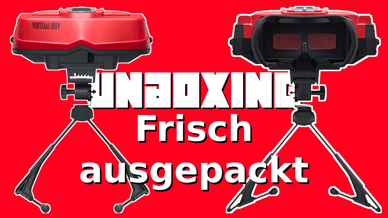 Virtual Boy für Nintendo Switch 2 / Nintendo Switch - Frisch ausgepackt 🎮️ #unboxing #deutsch