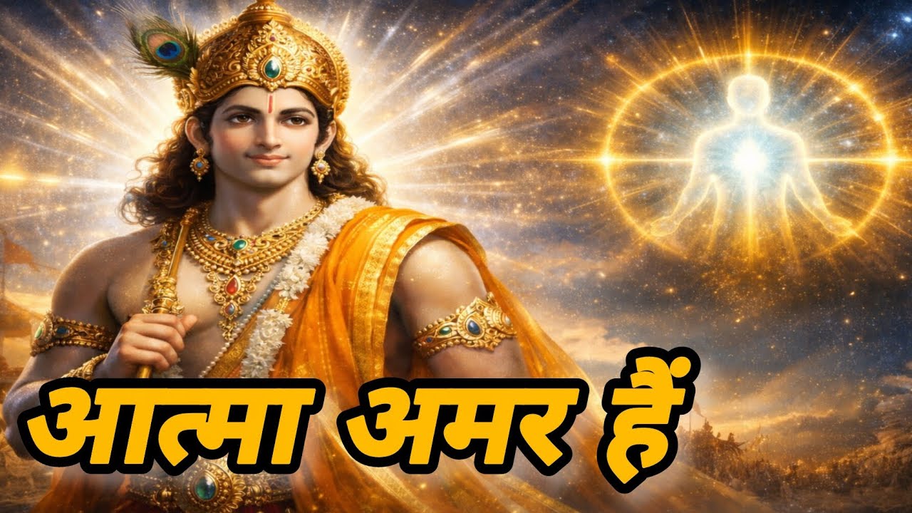 अथ द्वितीयोऽध्यायः ~ सांख्ययोग | आत्मा अमर है | Bhagavad Gita Chapter 2 हिन्दी ! आत्मा अमर है