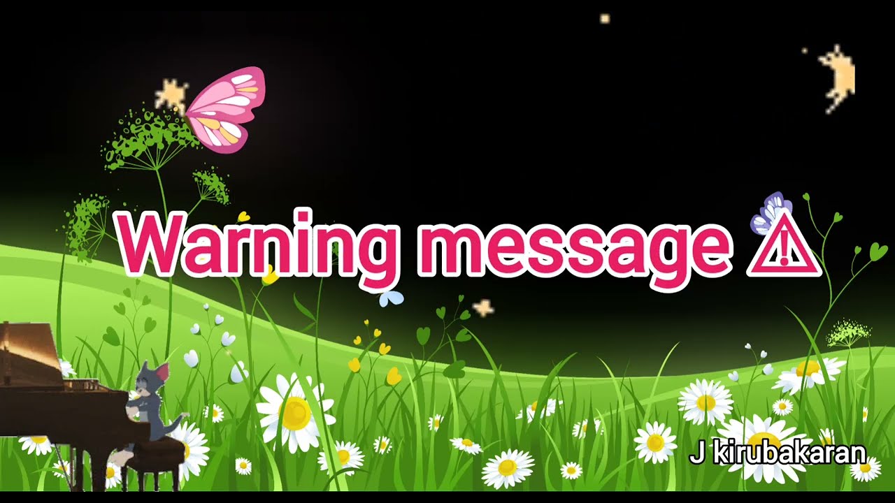 Bible warning message !!