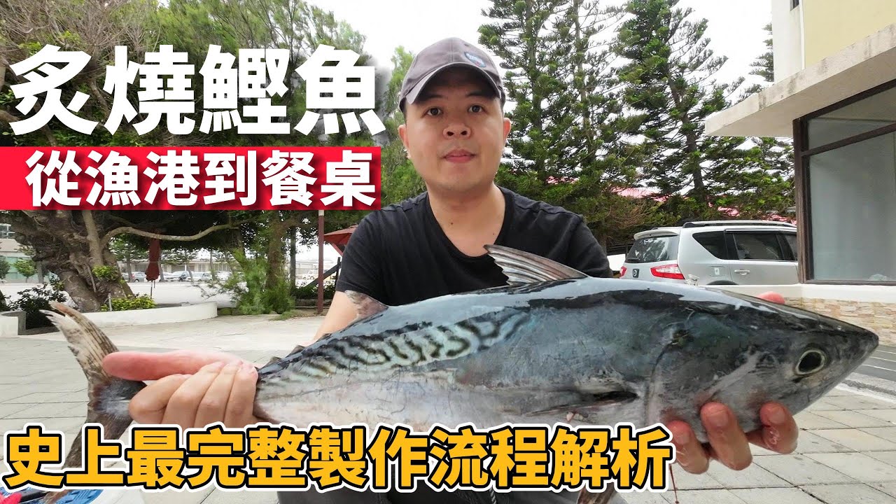 我從漁港抓鰹魚一路做到生魚片, 炙燒鰹魚生魚片全流程, 澎湖海鮮料理系列