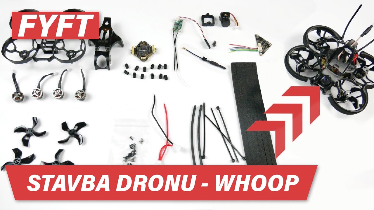 Stavba malého Whoop dronu na doma - TinyGo – pro začátečníky | FYFT.cz