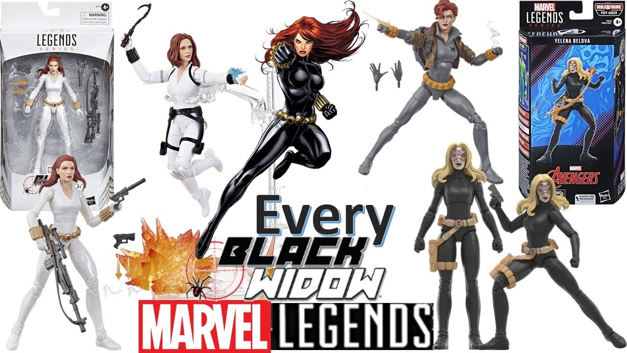 Every Marvel Legends Black Widow Comparison Target Walmart Exclusive 2020