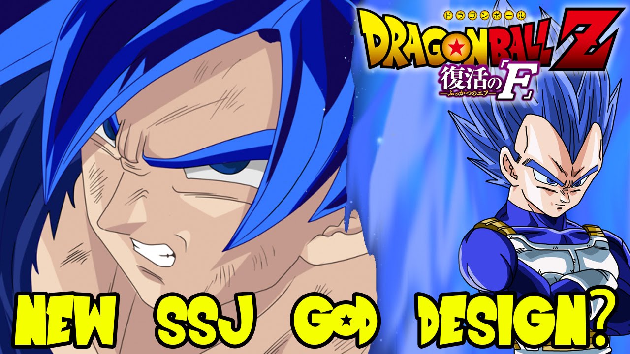 Dragon Ball Z Fukkatsu No F: Stable Super Saiyan God Design? Blue Hair Goku & Vegeta