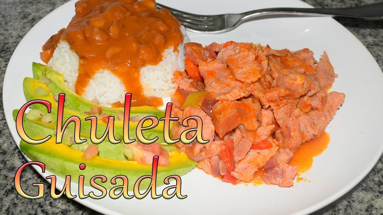 Chuletas Guisadas Forma Fácil - Cocinando con Yolanda