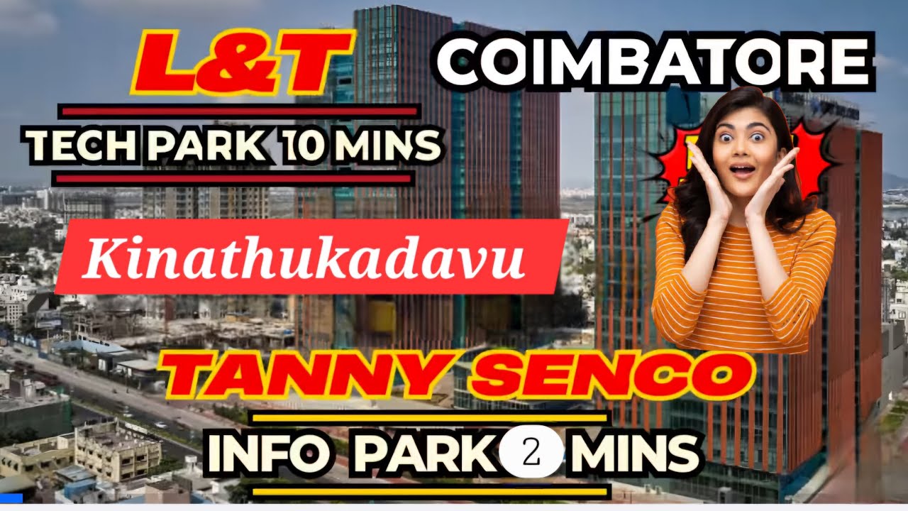 Residential Plots for sale in #coimbatore #kinathukadavu #pollachi on# road Tanny Senco Info IT park