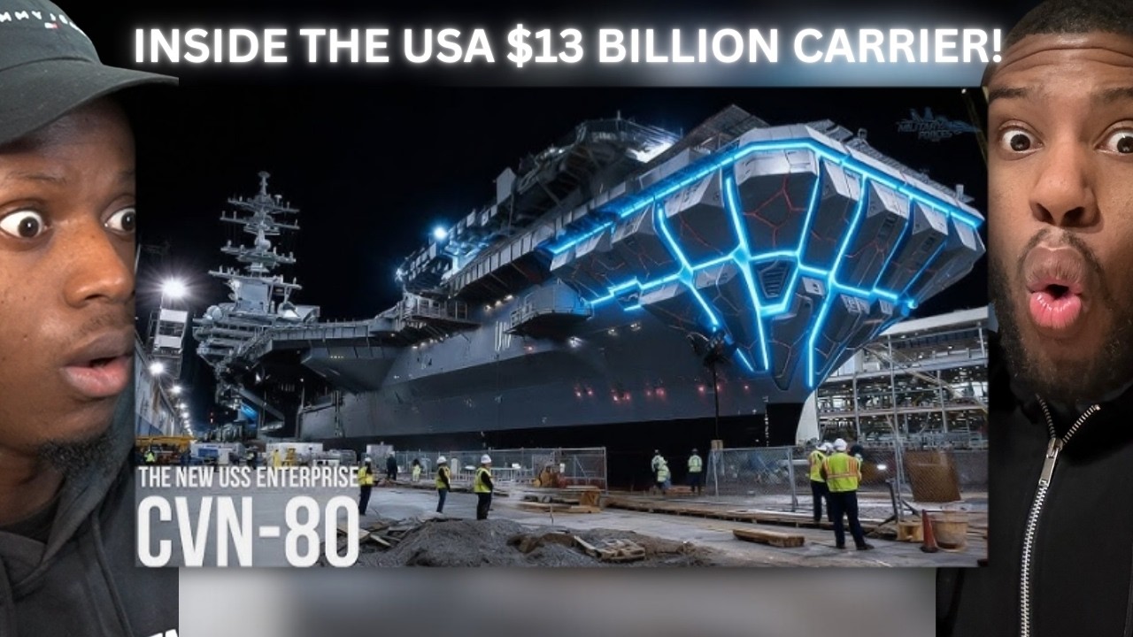 🇬🇧BRITS REACTS - US Rolling Out Next $13Billion Supercarrier: The New USS Enterprise (CVN-80)