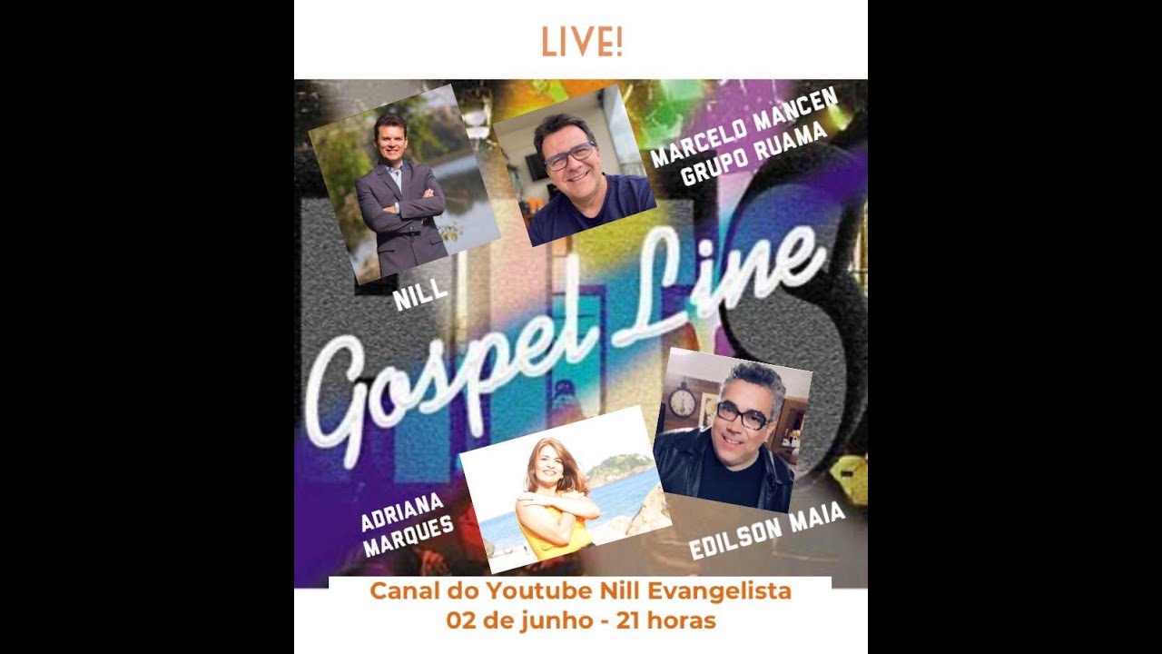 Lembran&ccedil;as do Gospel Line com Nill, Adriana Marques, Edilson Maia e Marcelo Mancen!
