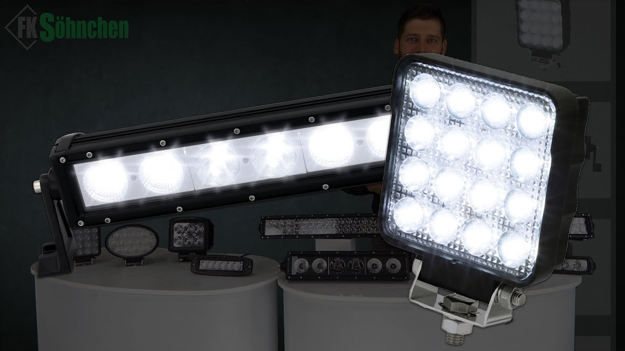 FK S&ouml;hnchen - LED Arbeitsscheinwerfer vs. LED Lightbar