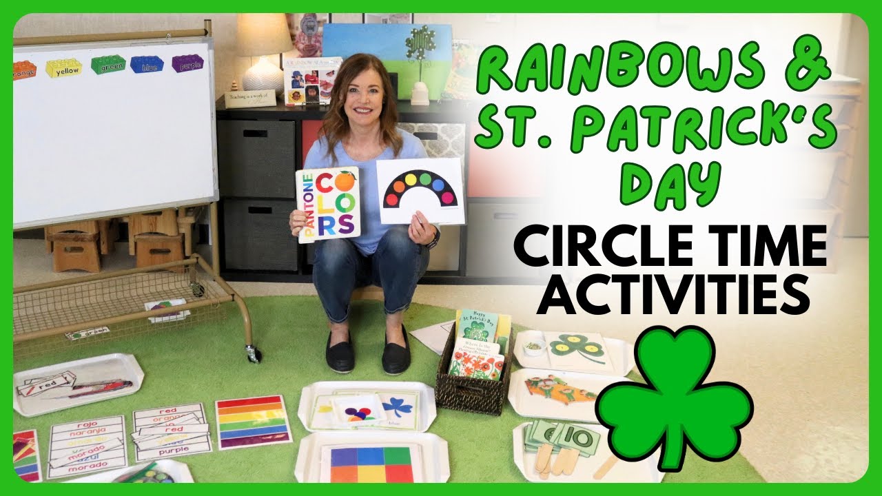 Toddler and Preschool Rainbow:St  Patrick's Day Circle Time Activities