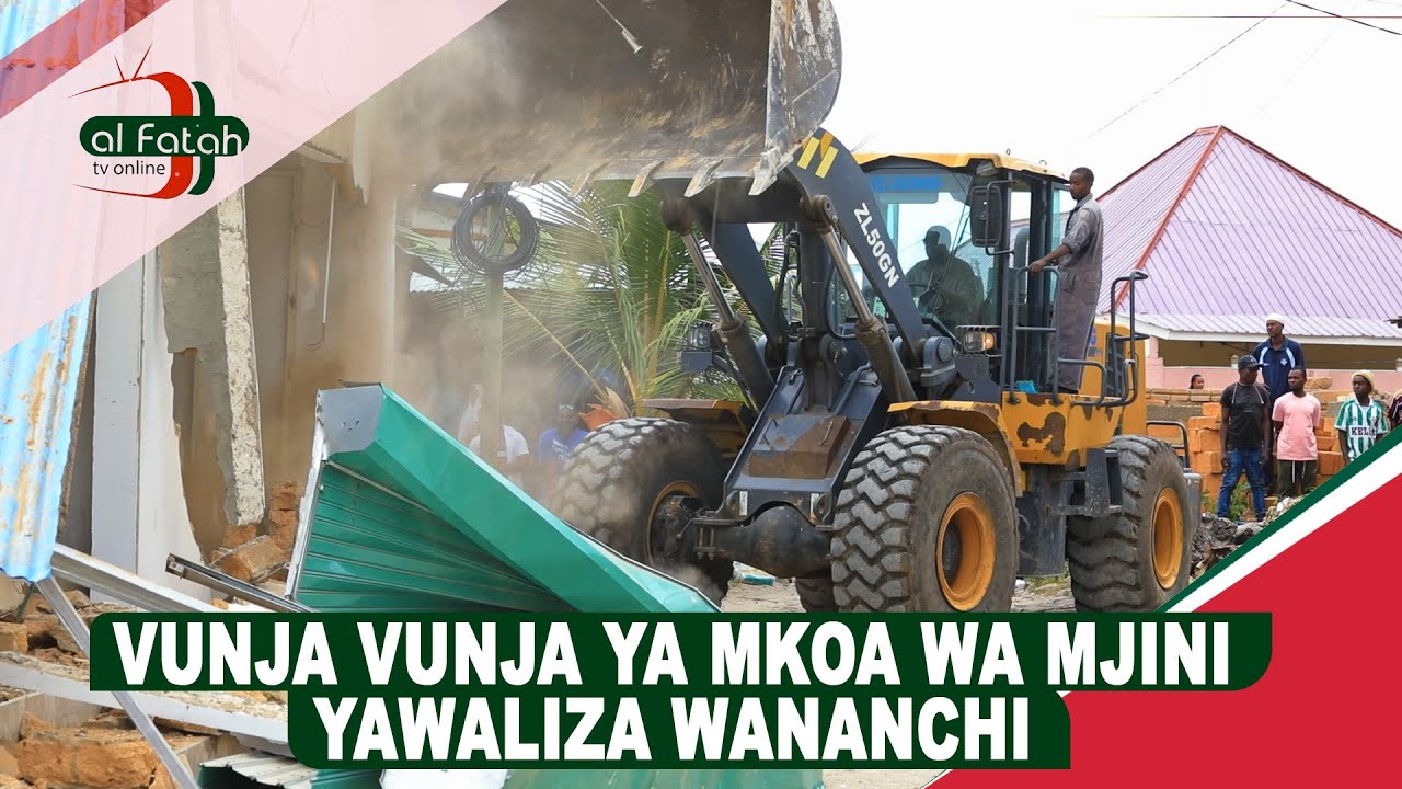 VUNJA VUNJA YAANZA RASMI MKOA WA MJINI.