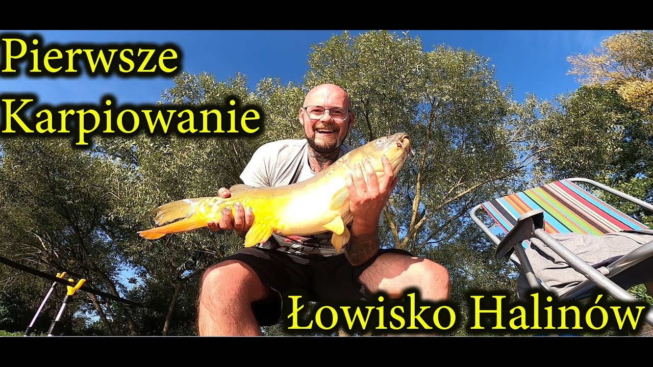 Tkey na rybach #6 Pierwsze Karpie Łowisko Halinów