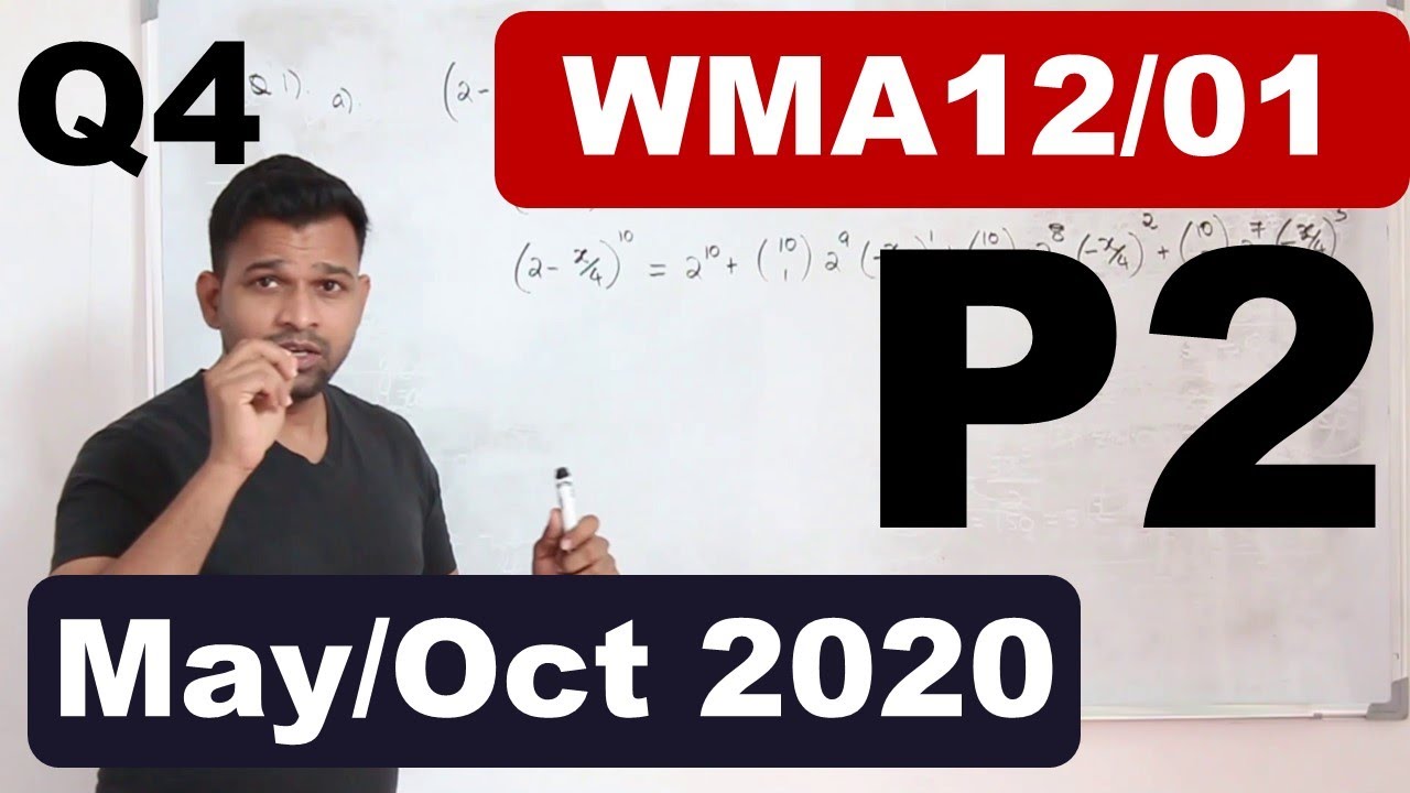 May/Oct 2020/P2 | WMA12/01 | Q.No.4 | Circles & equation of tangent  | IAL Pearson Edexcel