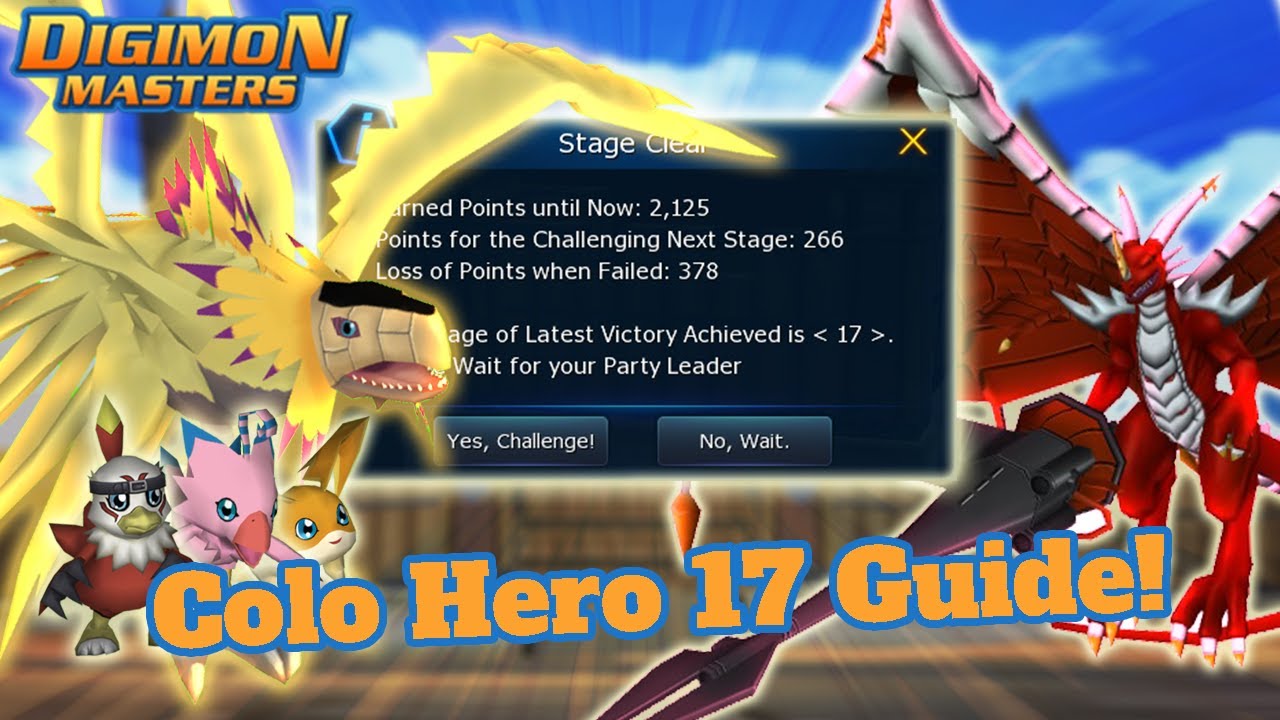 DMO Colo Hero 1-17 Guide! - Digimon Masters Online NADMO