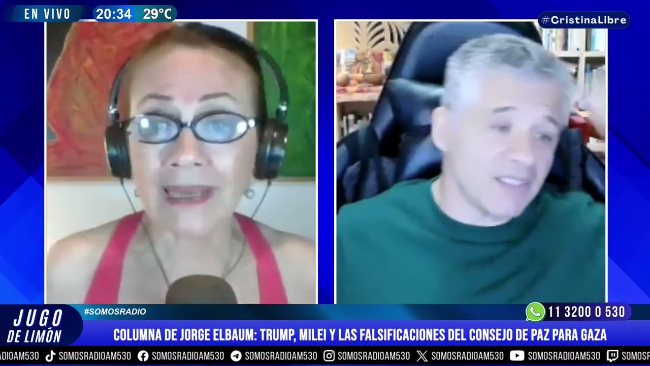 JORGE ELBAUM: TRUMP, MILEI Y LAS FALSIFICACIONES DEL CONSEJO DE PAZ PARA GAZA  - JDL - AM530
