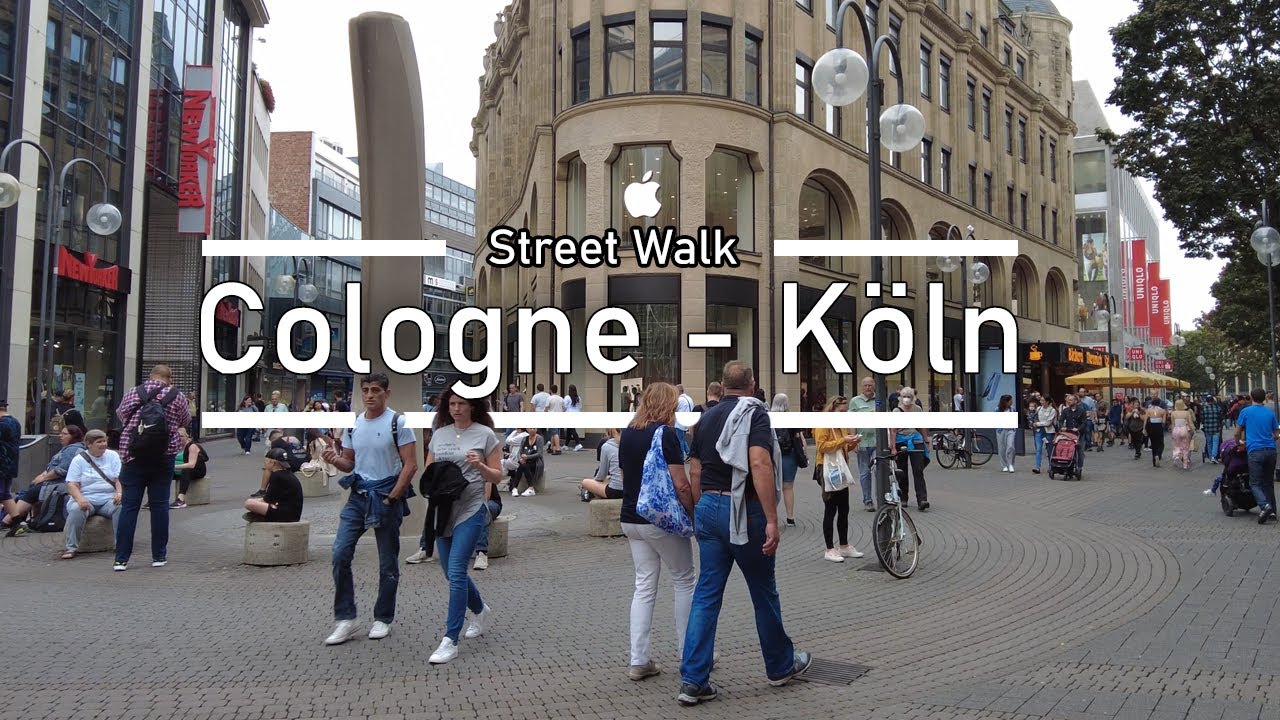 Köln - Cologne 4K - Walking Tour - August 2022