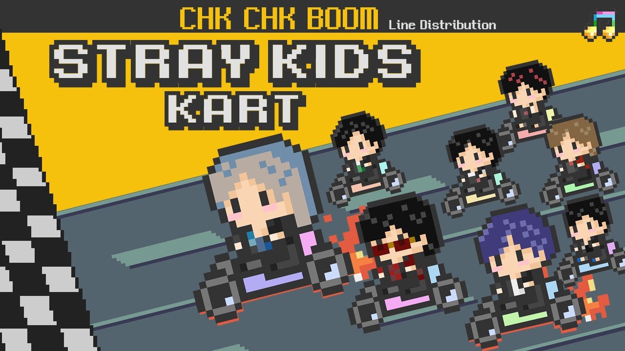 STRAY KIDS / Chk Chk Boom | Line Distribution Race / 8 BIT