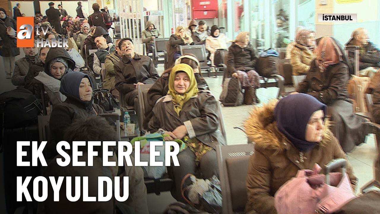 Otogarlarda bayram yoğunluğu - atv Ana Haber 19 Mart 2026