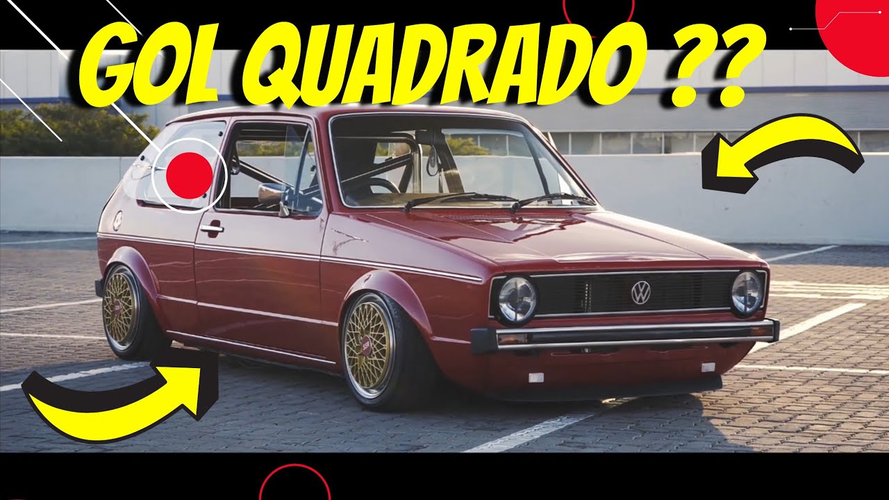 Gol quadrado rebaixado?? s&oacute; que n&atilde;o ! golf mk1 gringo de mais