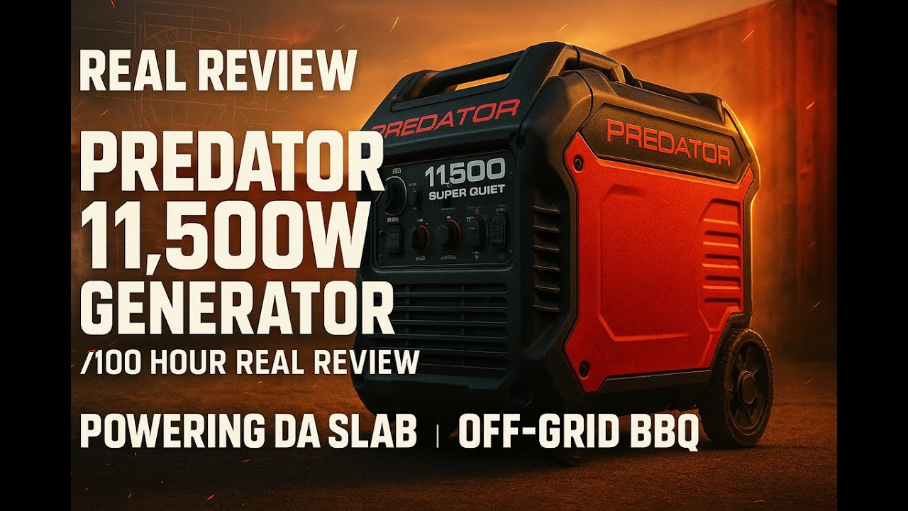 ТЕСТ МОЩНОСТИ БАРБЕКЮ, РАБОТАЮЩЕГО ВНЕ СЕТИ: Обзор Predator 11,000W SuperQuiet
