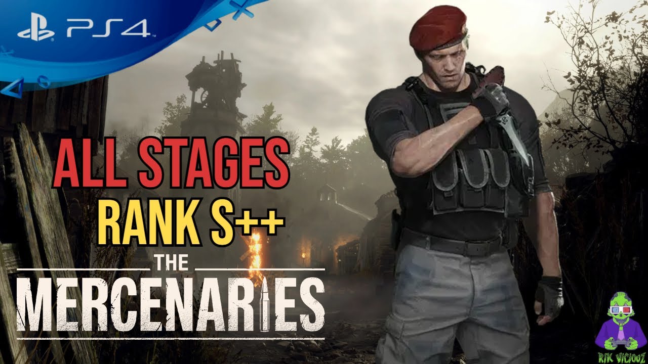 Resident Evil 4 Remake: The Mercenaries Jack Krausser S++ Rank All Stages (PS4) Español Full Game