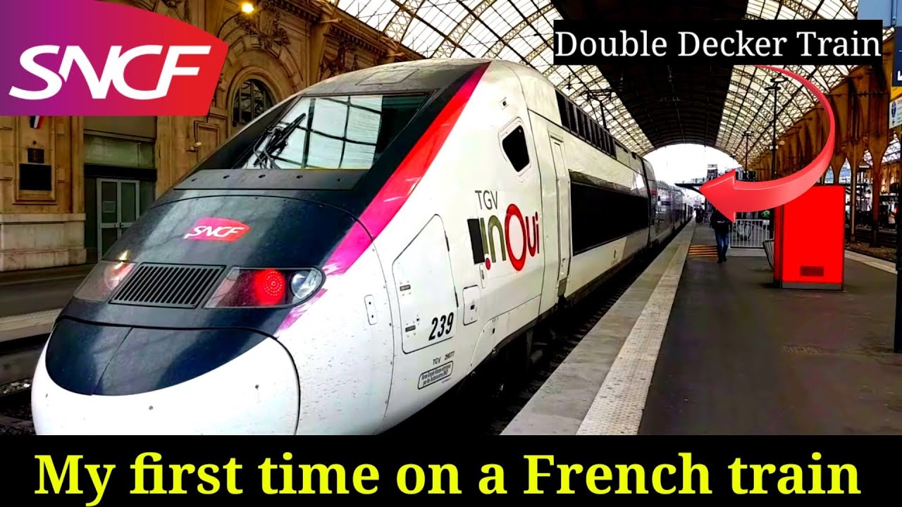 SNCF Double Decker TGV Train - Nice to Marseille