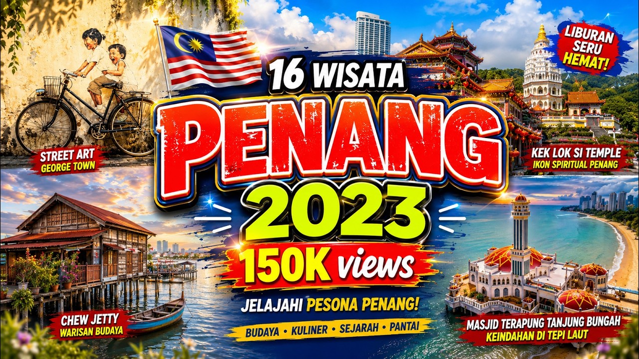 16 Tempat Wisata Terbaik PENANG-MALAYSIA, No. 6,7, Dan 10 paling populer Tahun 2023