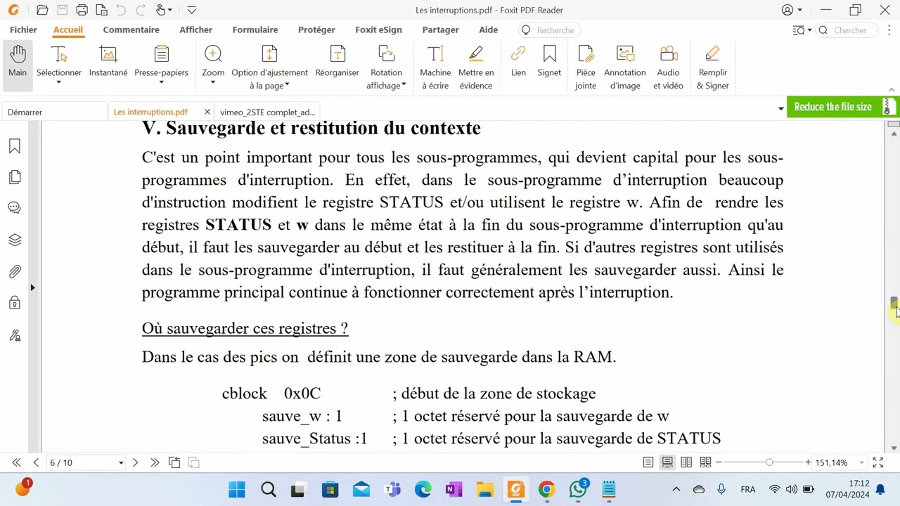 interruption pic 16f84 et pic16f877 _ cour complet