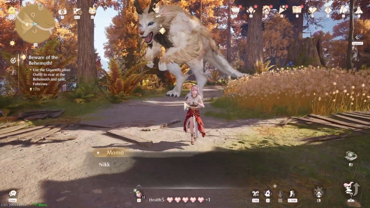 Infinity Nikki 2.0 Beware of the Behemoth Use the Gigantification Outfit to save Fulpapa Behemoth