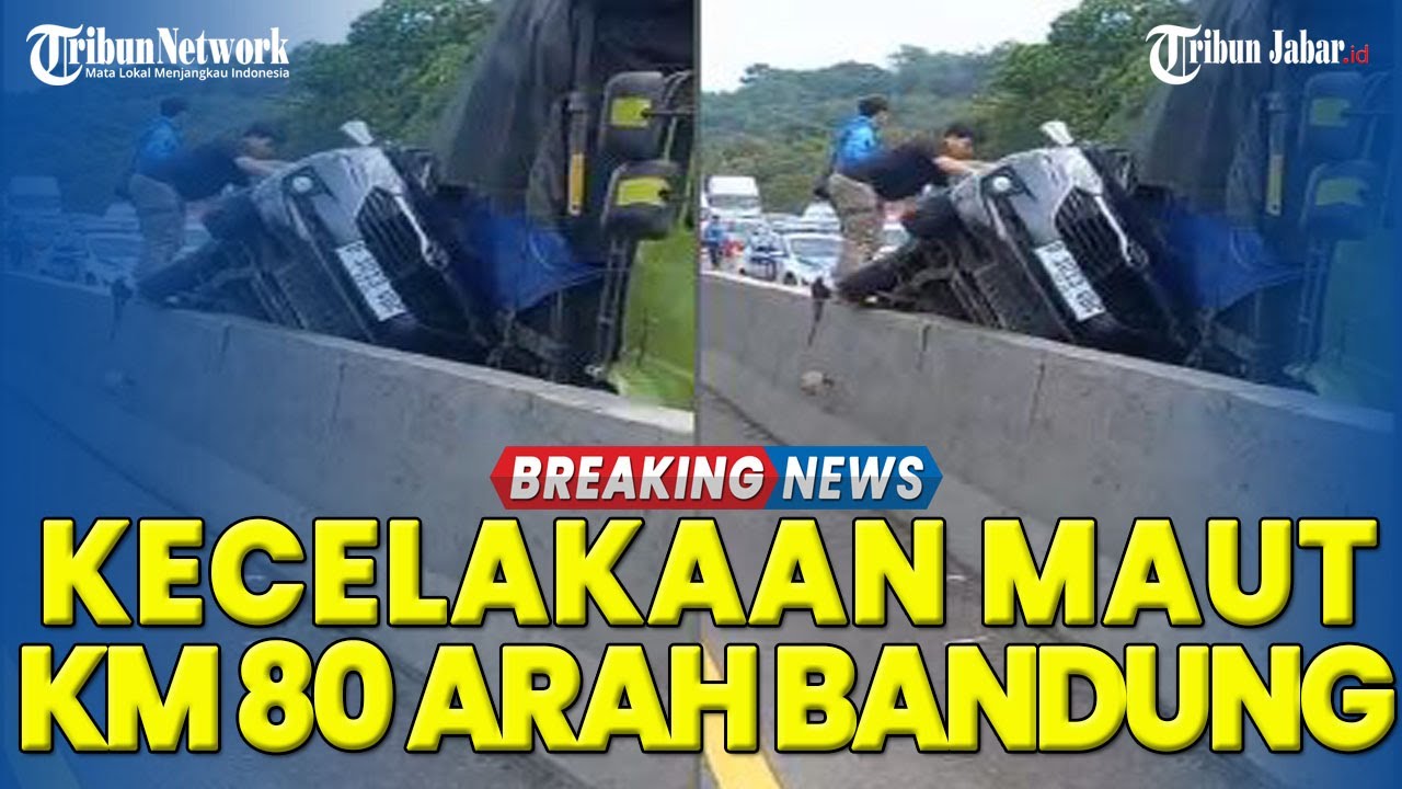 BREAKING NEWS - KECELAKAAN MAUT DI TKP 'TAK BIASA' TOL CIPULARANG, 1 Mobil Terhimpit Truk