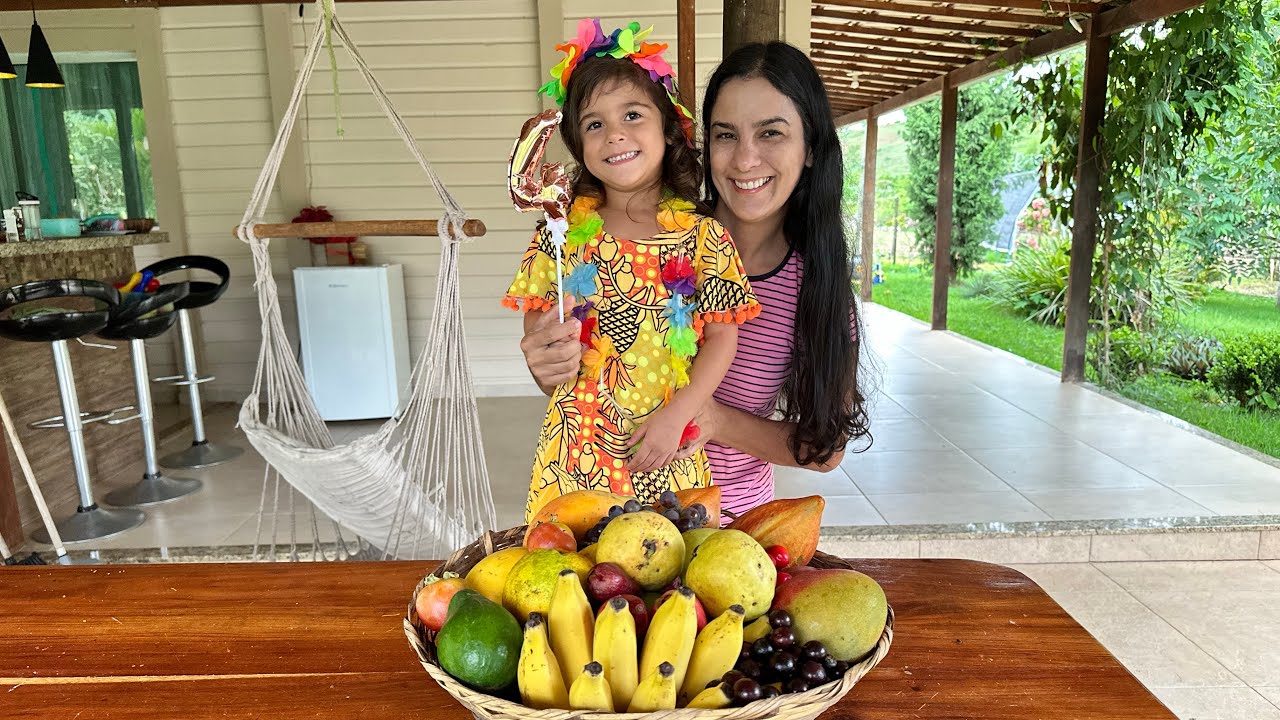 Da pra fazer uma festa infantil com coisas simples da roça- aniversário da Gegê
