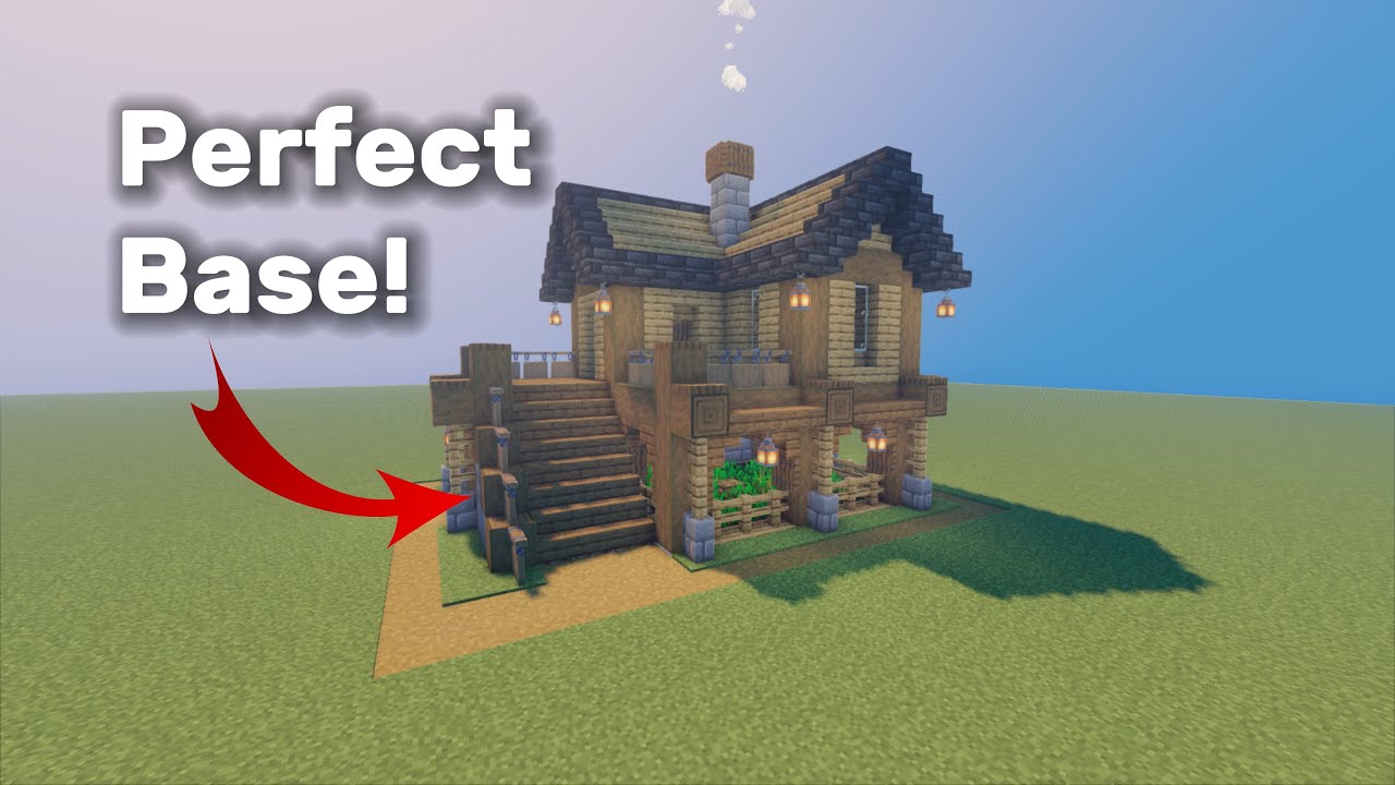 Minecraft: Ultimate Easy Cabin Starter House 
