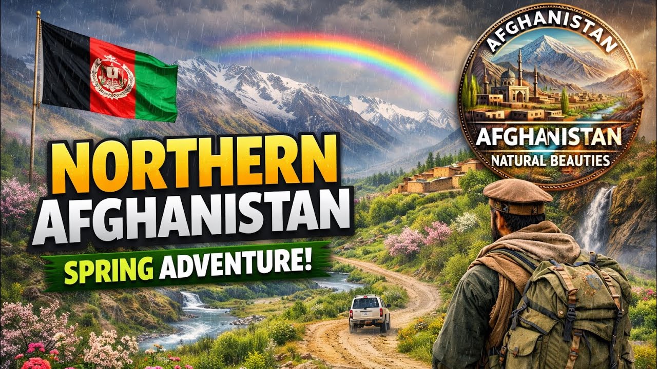 Northern Afghanistan Spring Journey 🌧️🌸 | Hidden Natural Beauties You Must See!