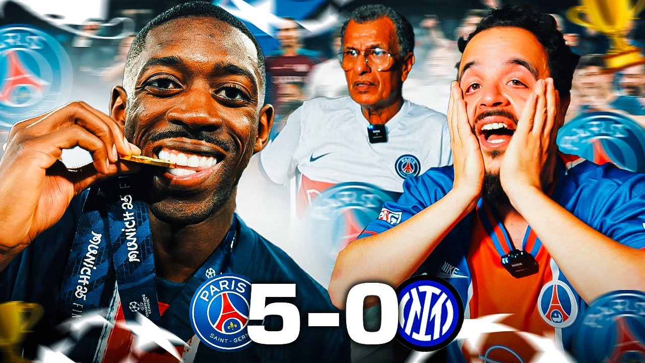 LE PLUS BEAU JOUR DE MA VIE ! | Réaction à PSG 5-0 Inter Milan avec Le Padre