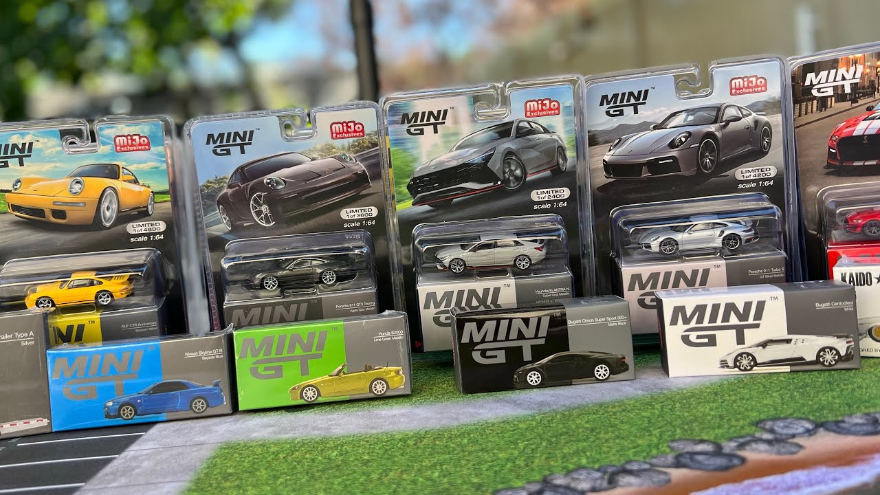 Давайте создадим шоу автомобилей Mini GT с Bugatti, Porsche и другими автомобилями