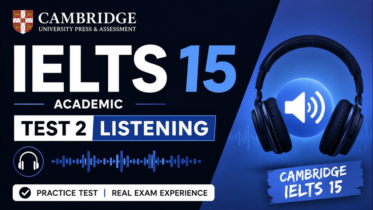IELTS Cambridge 15 Listening Test 2 | Full Listening Practice Test with Answers | Band 7+