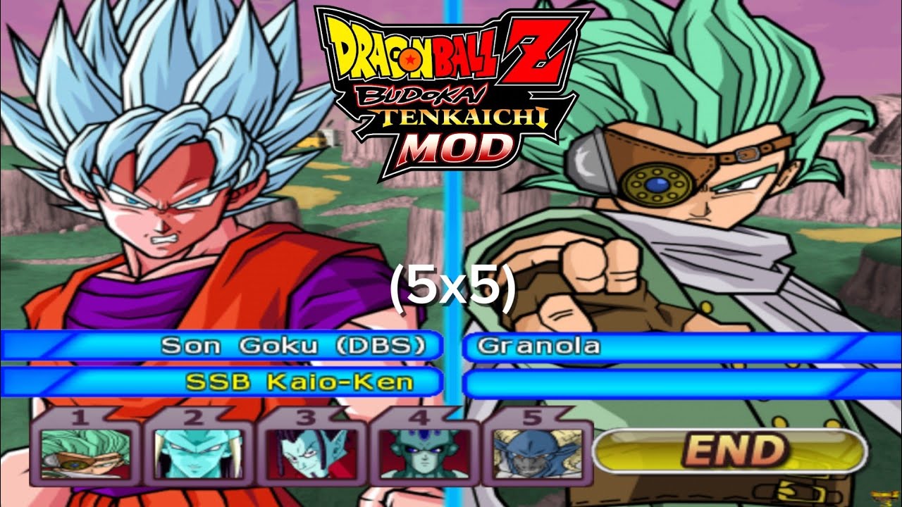 Goku e suas Transformações Vs Vilões (5x5) DBZ BT3 MOD