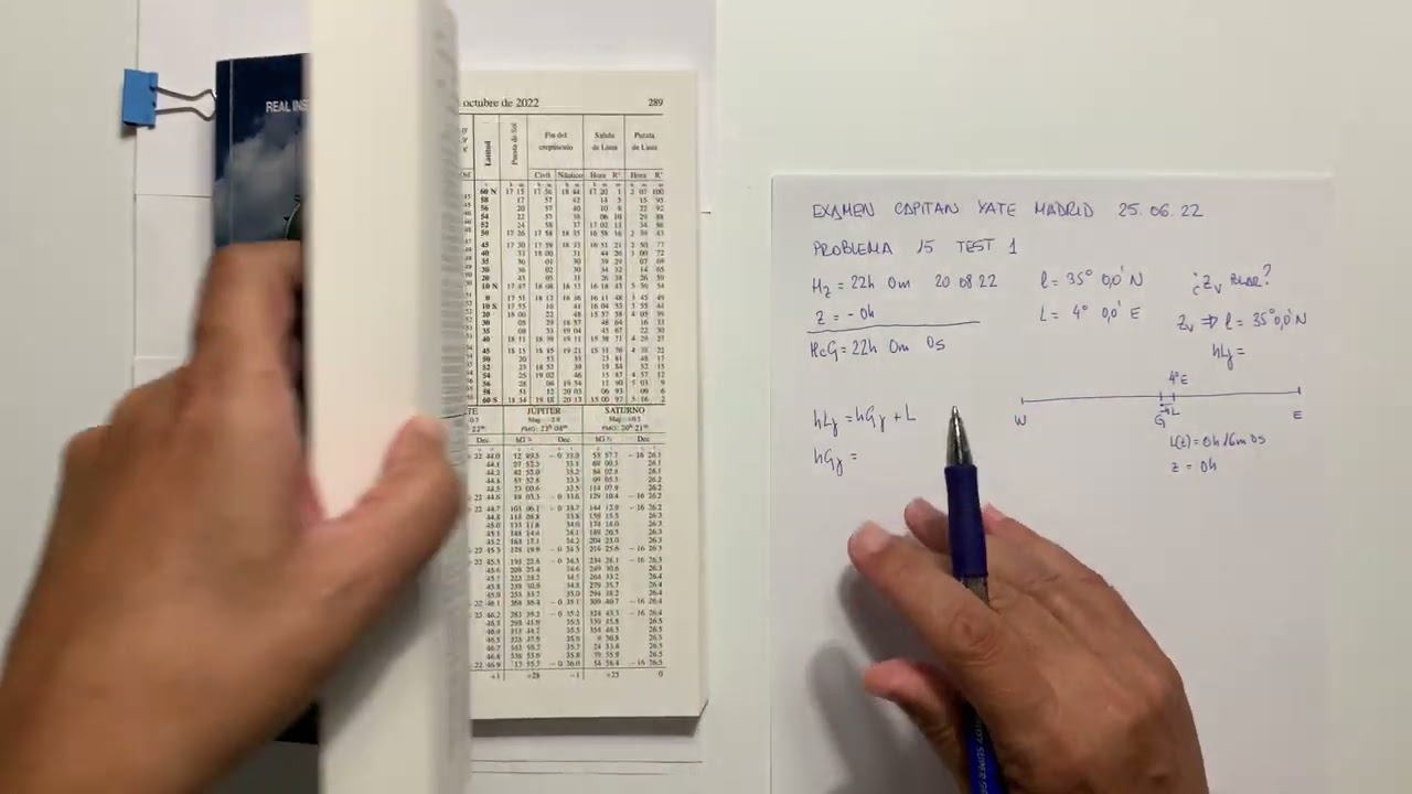 EXAMEN CAPITAN YATE MADRID 250622 PROB15 TEST01. CALCULO AZIMUT POLAR.