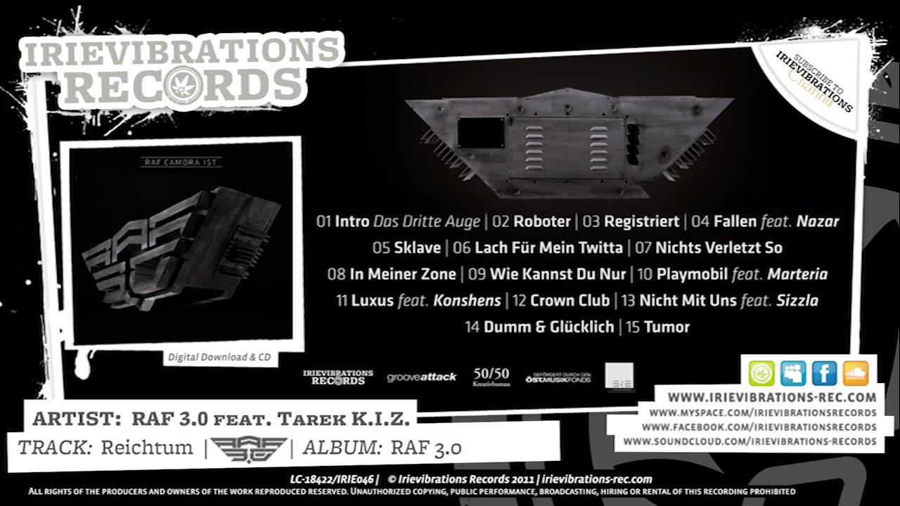 RAF 3.0 feat. Tarek K.I.Z. - Reichtum (Album: RAF 3.0)