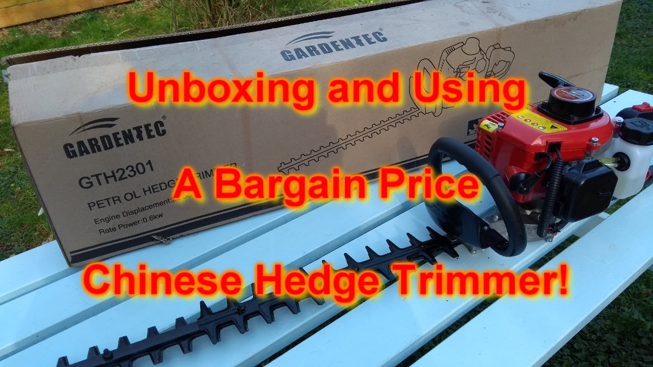 Cheap Chinese Petrol Hedge Trimmer -  Is it worth buying?   - Gardentec GHTH 2301 test